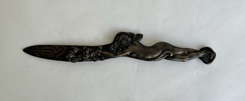 Ancien coupe papier bronze - coupe,